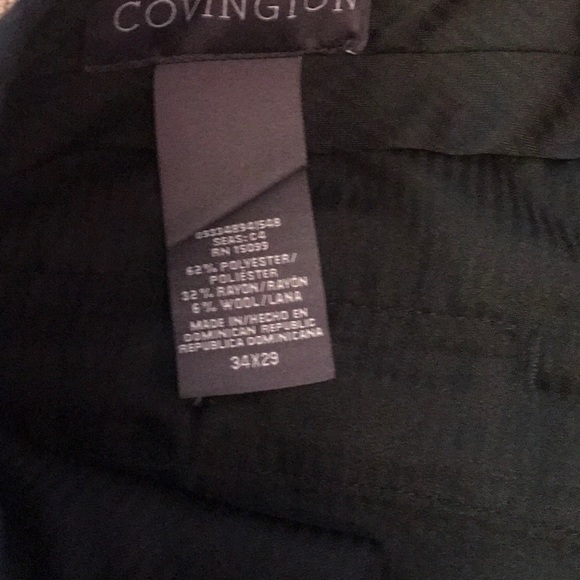 Covington black dress pants 34x29 - Picture 7 of 8